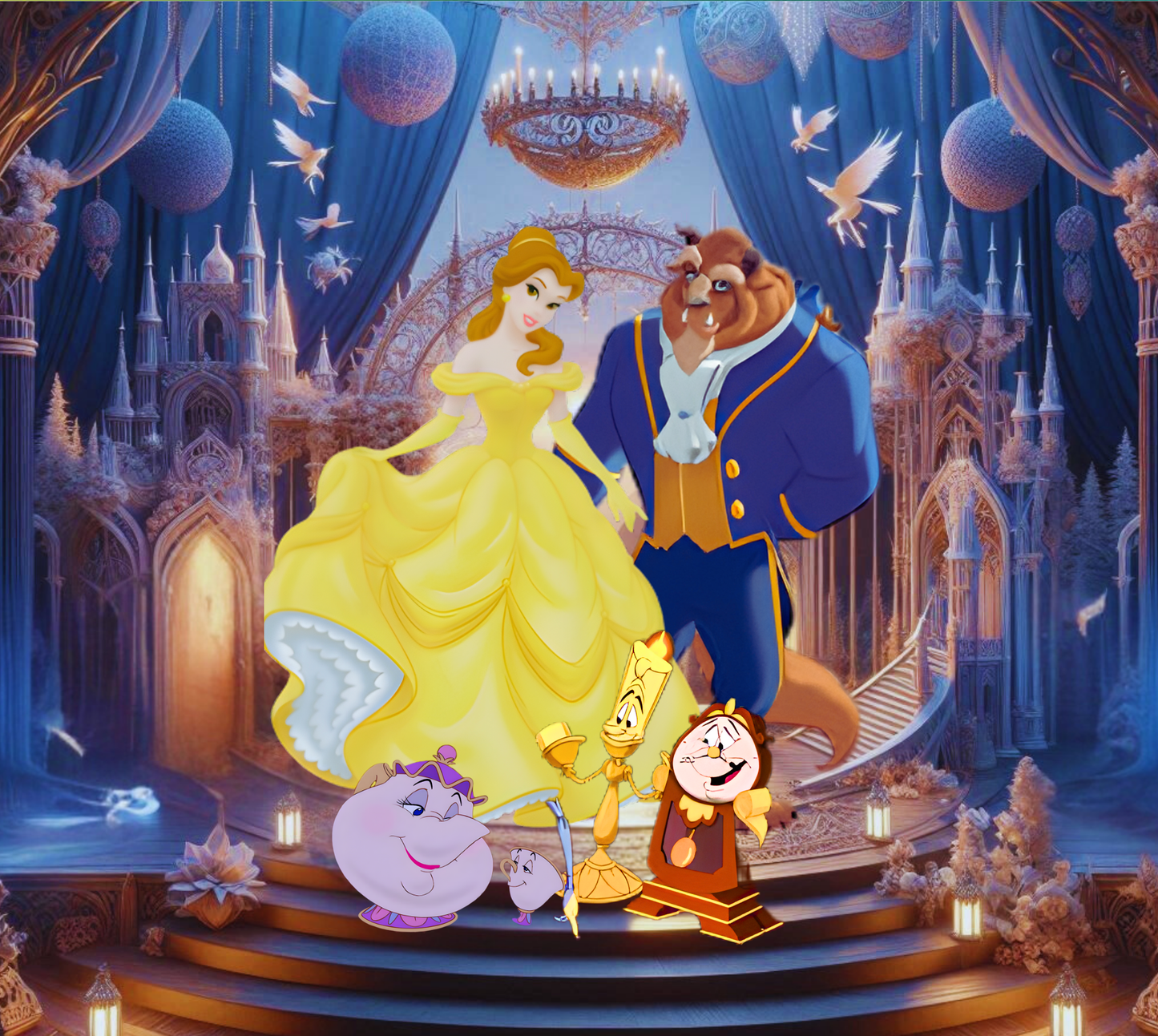 Cute Love-Themed Cartoon Dog Tumbler – Perfect Gift for Her